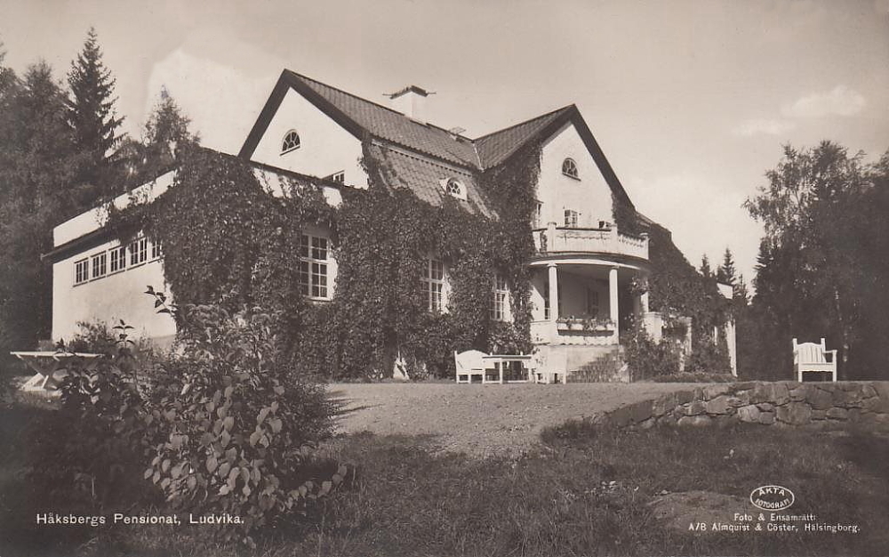 Ludvika, Håksbergs Pensionat 1938