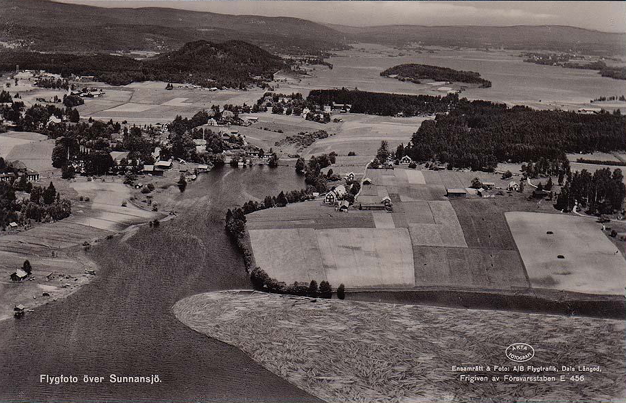 Ludvika, Flygfoto över Sunnansjö