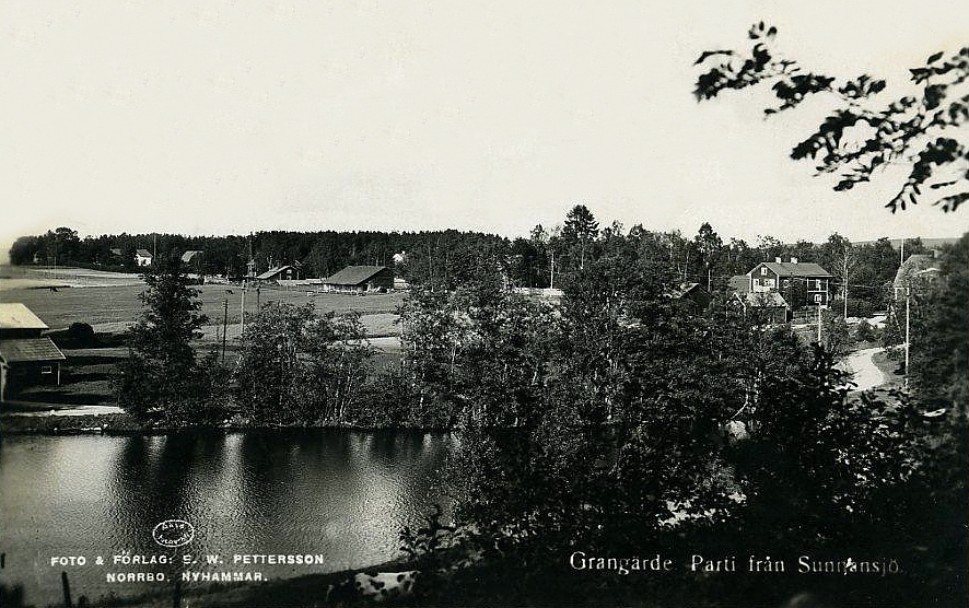 Ludvika, Grangärde, Parti från Sunnansjö 1932