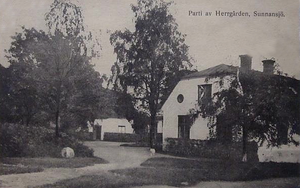 Ludvika. Parti av Herrgården, Sunnansjö 1917