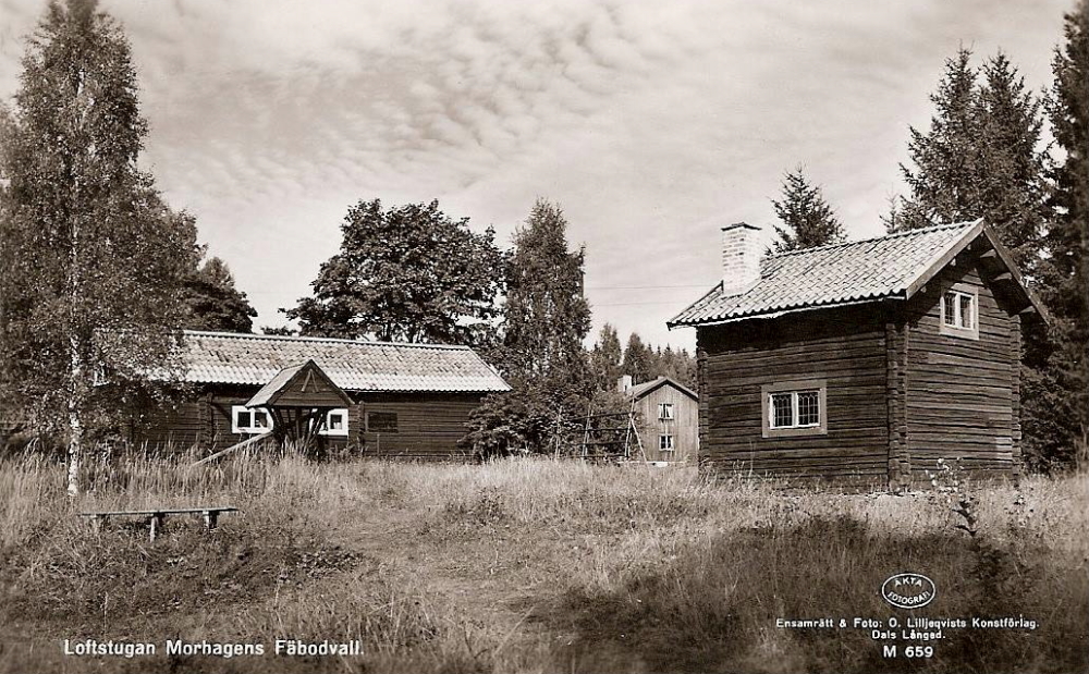 Ludvika, Sunnansjö, Loftstugan Morhagens Fäbovall