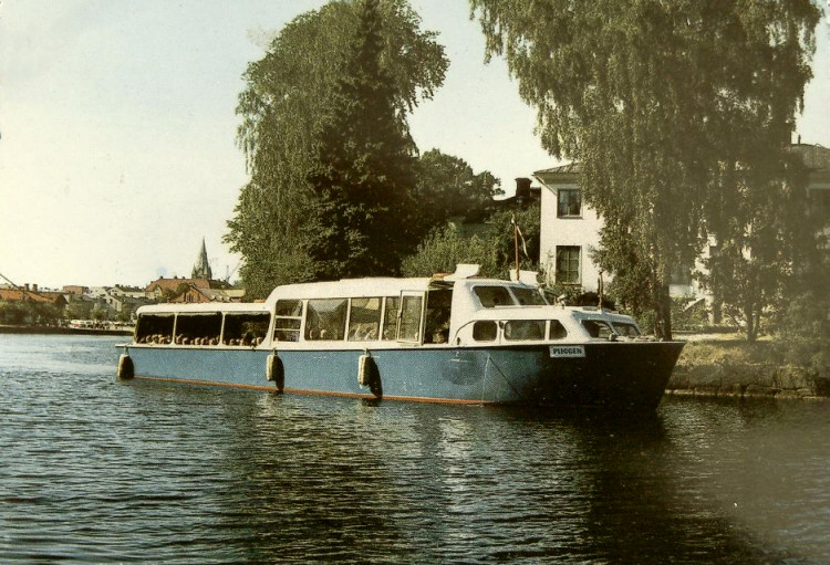 Örebro Sightseeing Pliggen på Svartån 1965