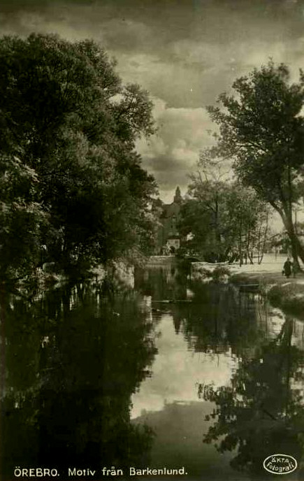 Örebro Motiv från Barkenlund 1933