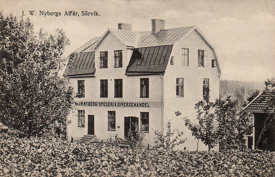 Ludvika, JW Nybergs Speceri & Diversehandel 1929 , Sörvik