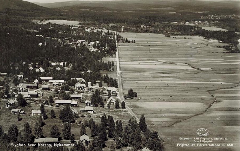 Ludvika, Flygfoto över Norrbo, Nyhammar