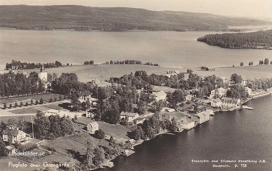 Ludvika, Flygfoto över Grangärde 1939