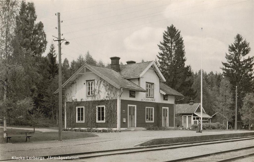 Nora, Klacka Lerbergs Järnvägsstation