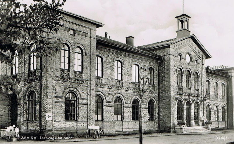 Arvika, Järnvägsstationen 1951