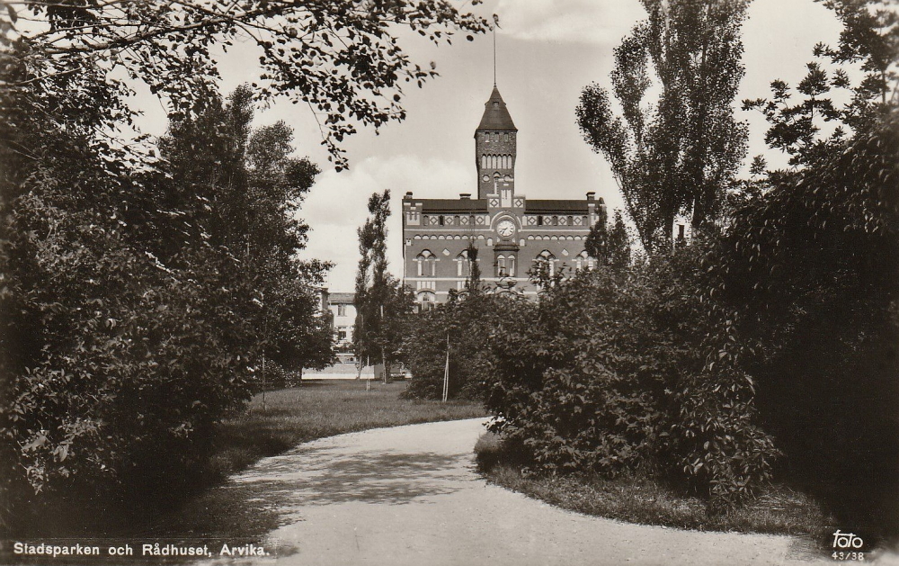 Arvika, Stadsparken och Rådhuset