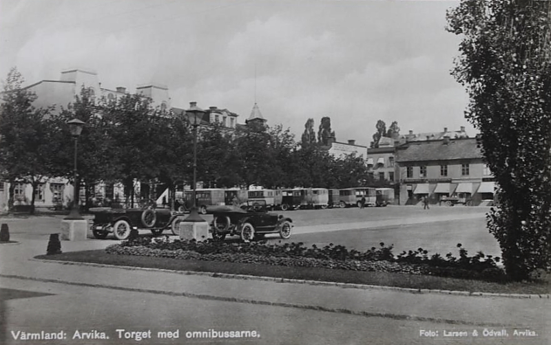 Arvika, Torget med Omnibussarna, Värmland