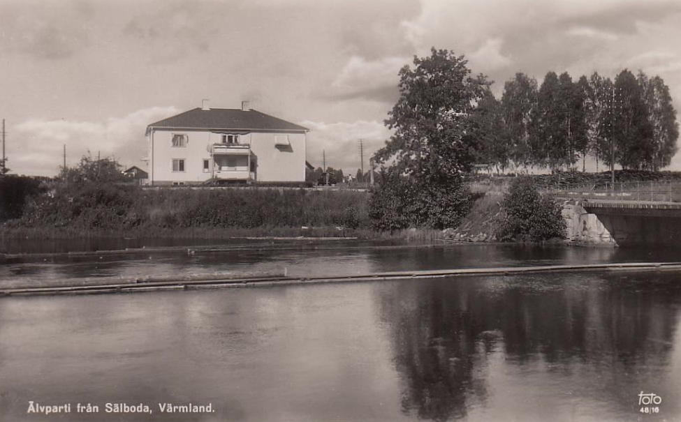 Arvika, Älvparti från Sälboda, Värmland