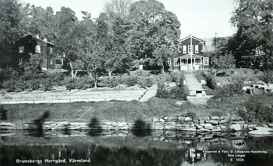 Arvika, Brunsbergs Herrgård, Värmland 1949