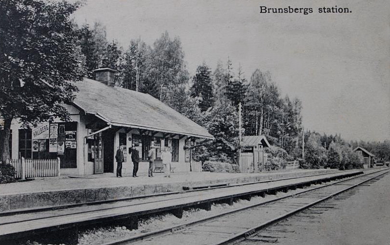 Arvika, Brunsbergs Station1907