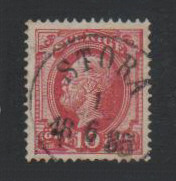Storå Frimärke 1/6 1885