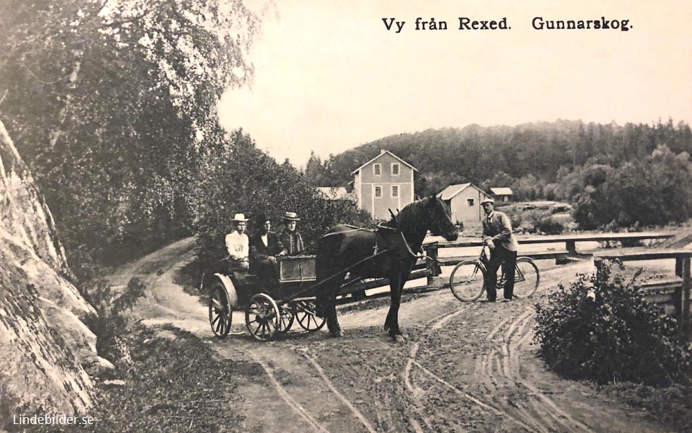 Vy från Rexed. Gunnarskog