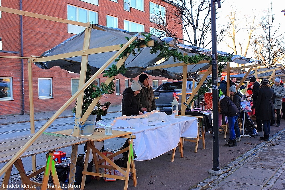 Stånd på Julmarknaden