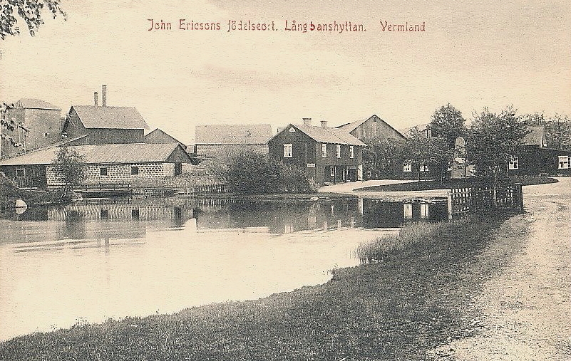 Filipstad, John Ericsons Födelseort, Långbanshyttan, Vermland 1908