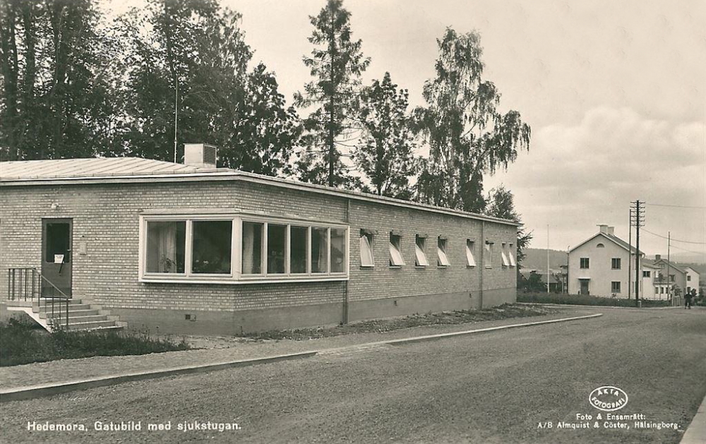 Hedemora, Gatubild med Sjukstugan