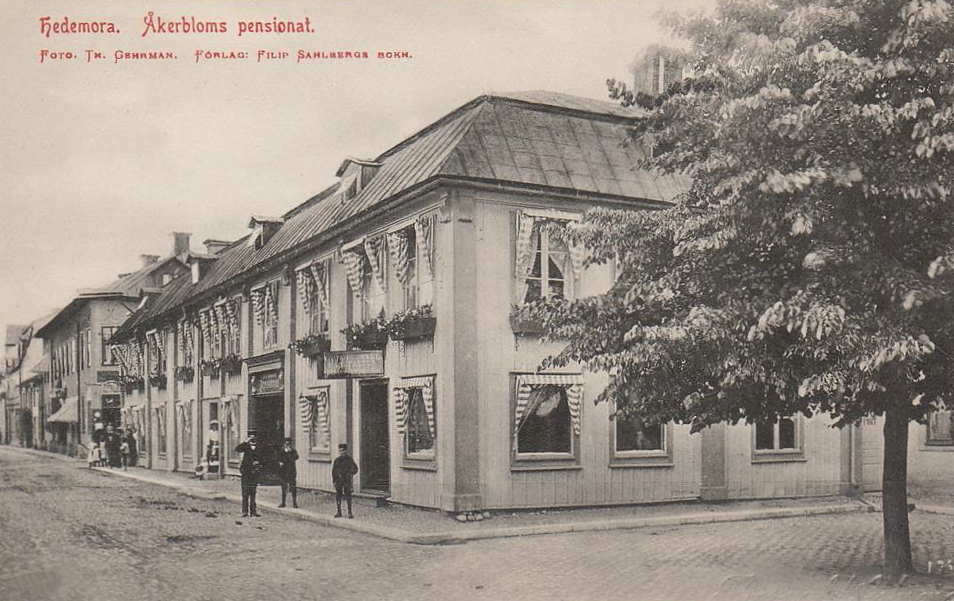 Hedemora, Åkerbloms Pensionat 1906