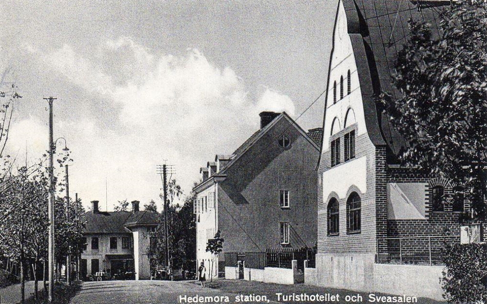 Hedemora, Station, Turisthotellet och Sveasalen