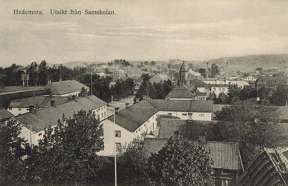 Hedemora, Utsikt från Samskolan