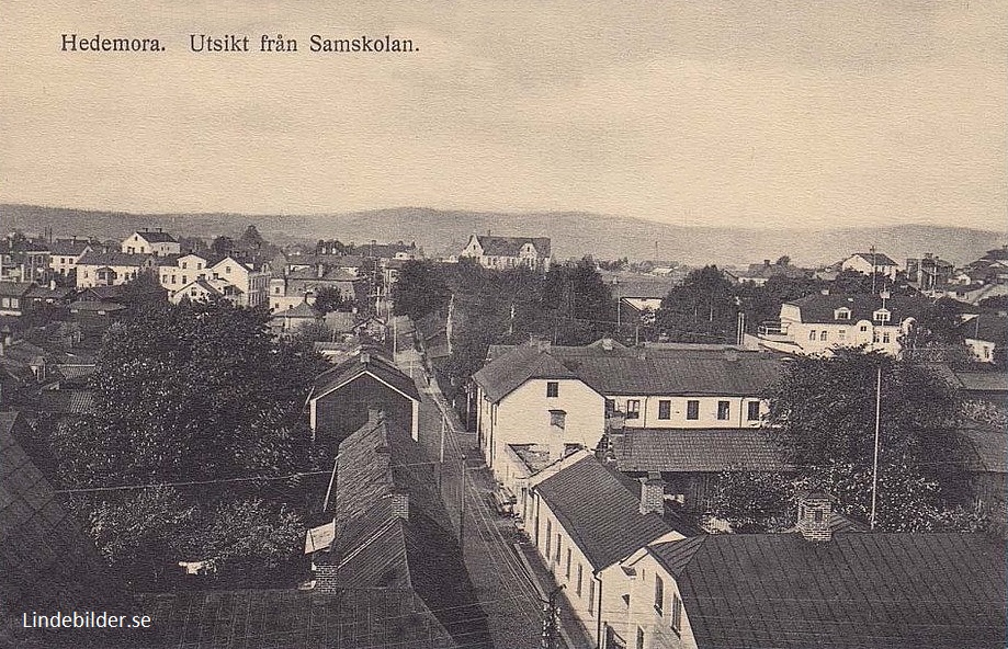 Hedemora, Utsikt från Samskolan
