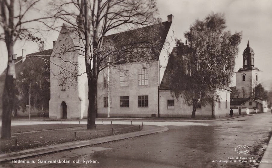 Hedemora, Samrealskolan och Kyrkan