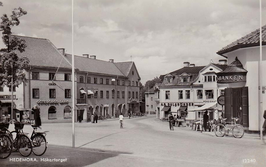 Hedemora Hökartorget1949