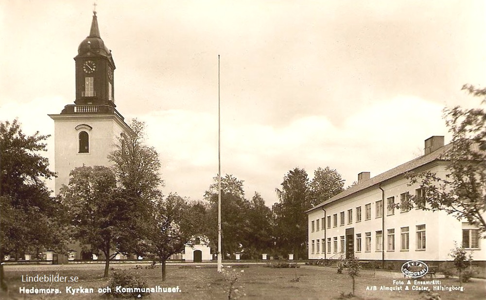 Hedemora, Kyrkan och Kommunalhuset