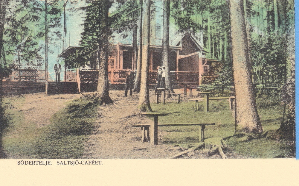 Södertälje, Saltsjö Cafeet 1908