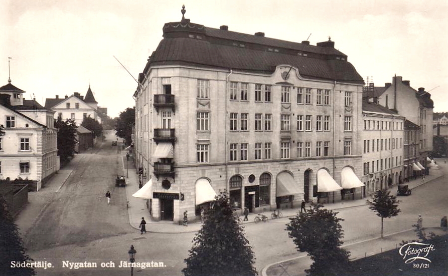 Södertälje, Nygatan och Järnagatan