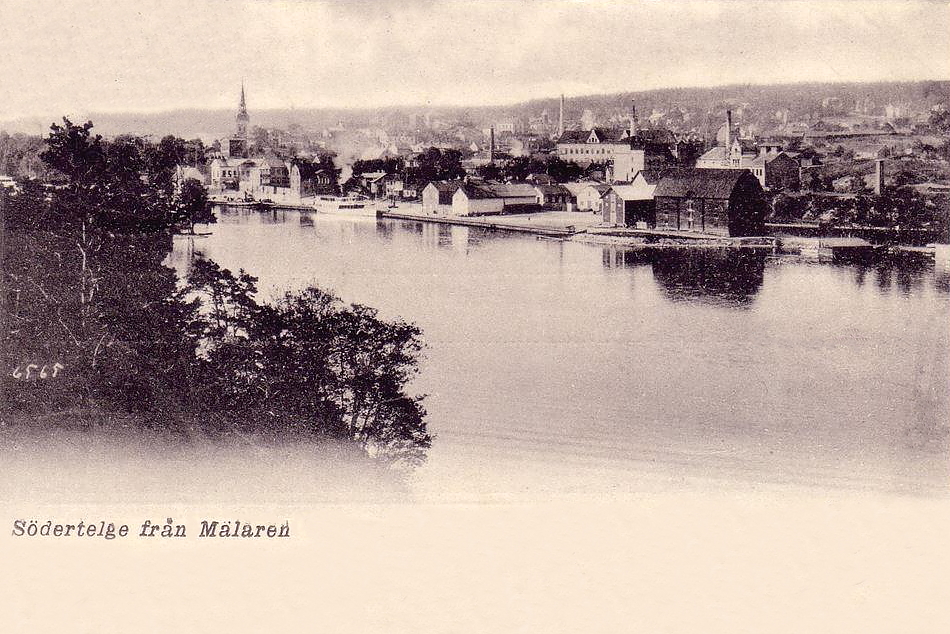 Södertelge frän Mälaren 1903