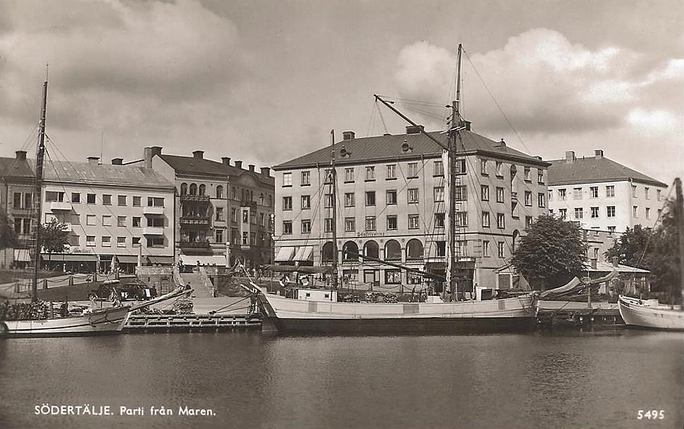 Södertälje, Parti från Maren 1945