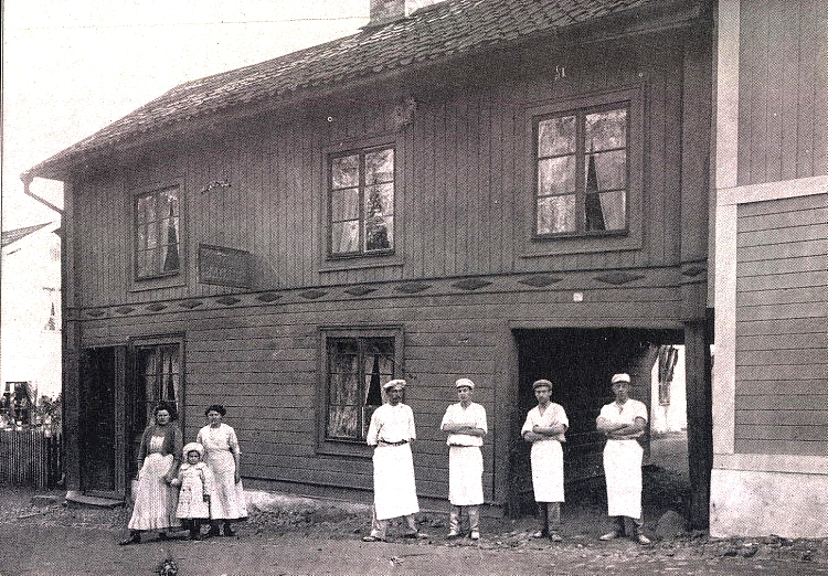 Lindgrens Bageri , Södra Torggatan 1920