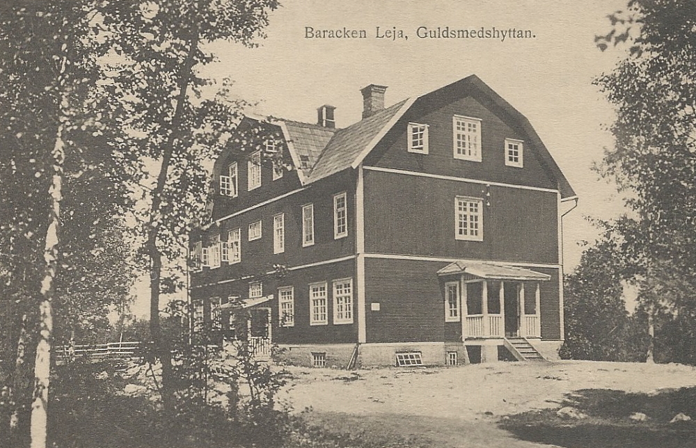 Guldsmedshyttan, Baracken Leja 1916