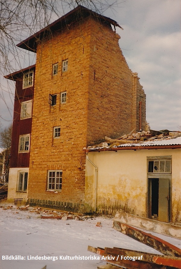 Lindesberg, Bodgatan, Ångbryggeriet rivs