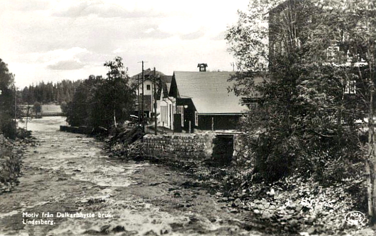 Lindesberg, Motiv från Dalkarlhyttebruk 1941