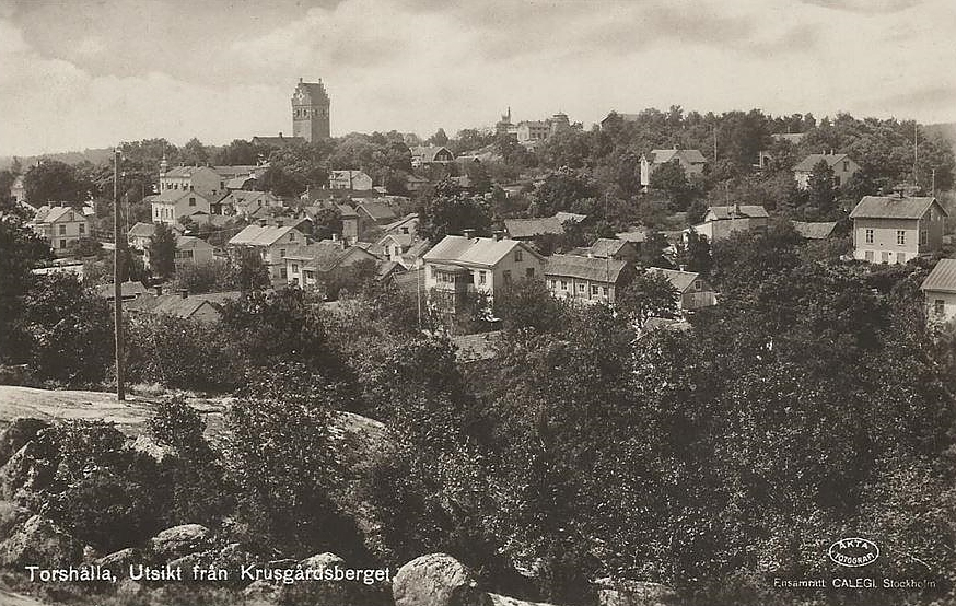 Eskilstuna, Torshälla, Utsikt från Krusbergsgården