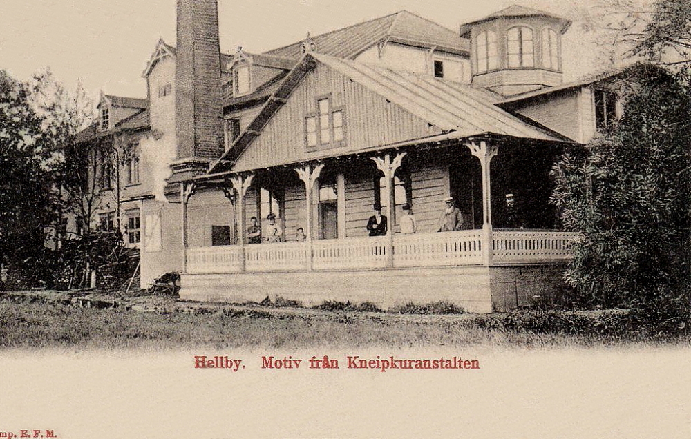 Eskilstuna, Hellby, Motiv från Kneipkuranstalten 1903