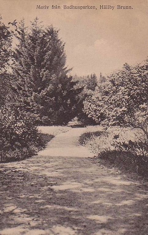 Eskilstuna, Motiv från Badhusparken och Hällby Brunn 1920