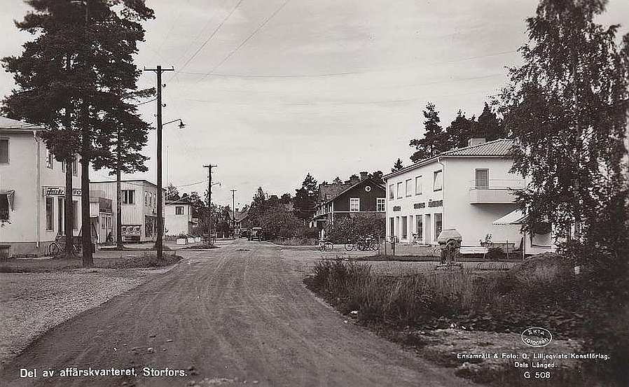 Storfors, Del av Affärskvarteret 1948