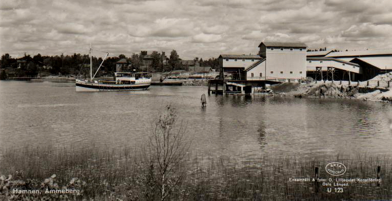 Askersund, Hamnen Åmmeberg 1962