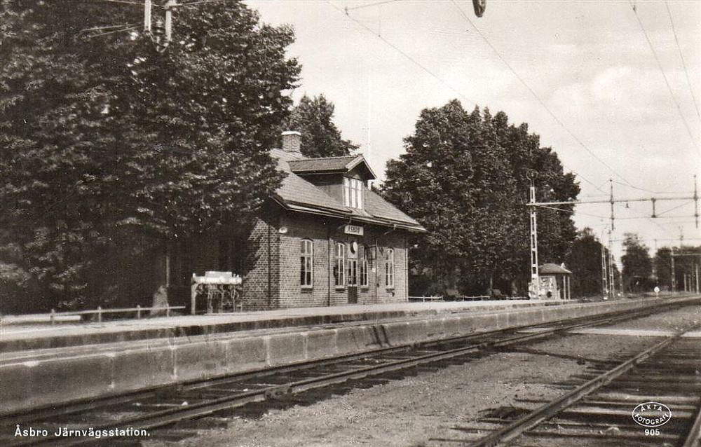 Åsbro Järnvägsstationen