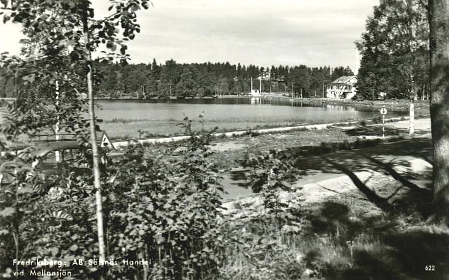 Ludvika, Fredriksberg, AB Säfnäs Handel vid Mellansjön