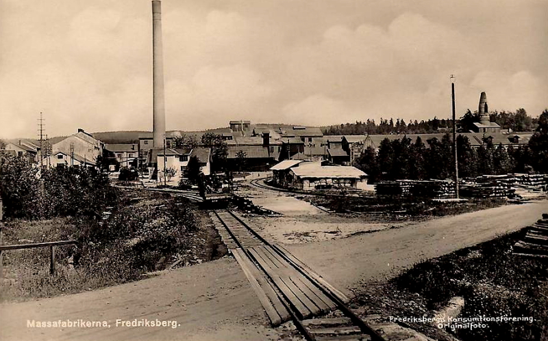 Ludvika, Massafabriken Fredriksberg