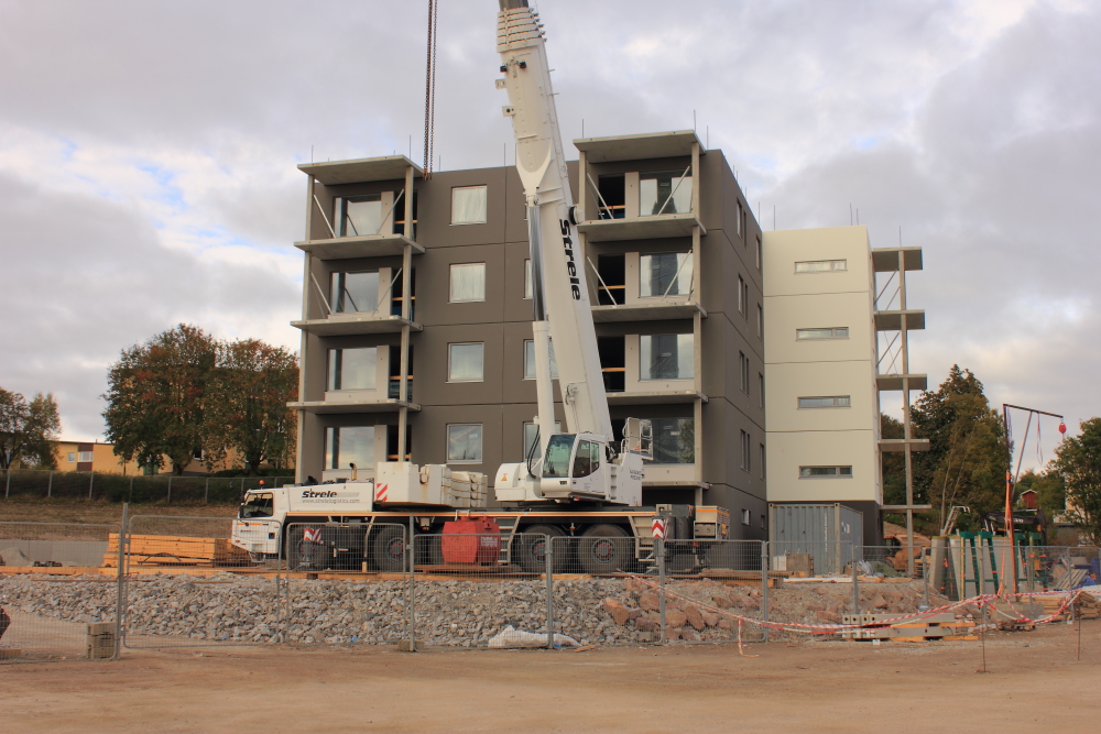 Hus 1 femte våningen, från Gröna Bron