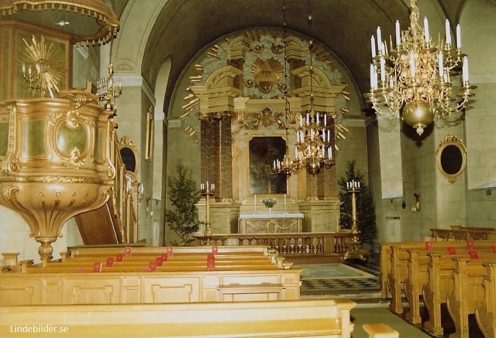 Arboga. Götlunda Kyrka, Interiör