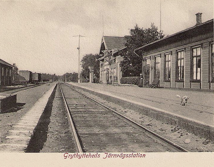 Hällefors, Grythytteheds Järnvägsstationen