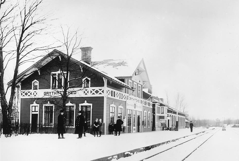 Hällefors, Gryhyttehed Järnvägsstation