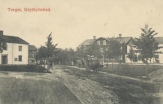 Hällefors_Grythyttehed Torget 1928